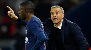 غياب عثمان ديمبيلي عن لقاء باريس سان جيرمان وموناكو في دوري الأبطال